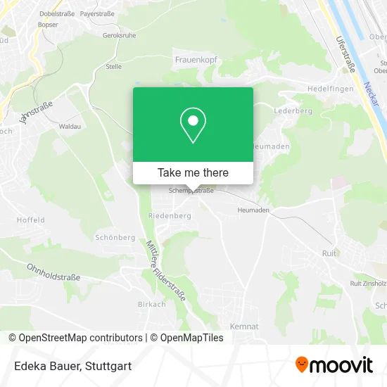Edeka Bauer map