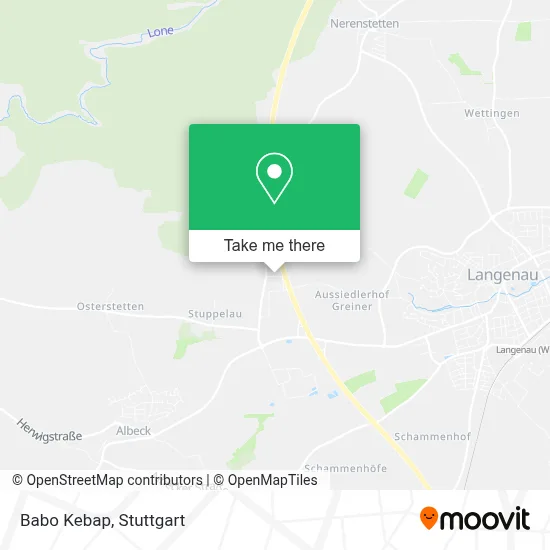 Babo Kebap map