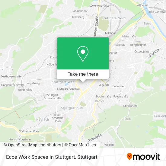 Ecos Work Spaces In Stuttgart map