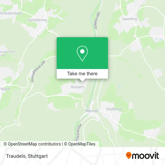 Traudels map