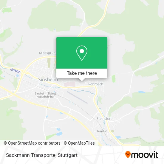 Sackmann Transporte map
