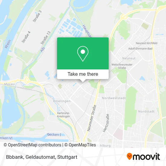 Bbbank, Geldautomat map