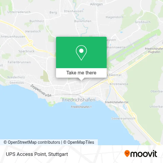 Ups Access Point map
