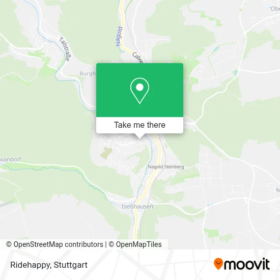 Ridehappy map