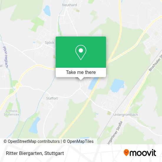 Ritter Biergarten map