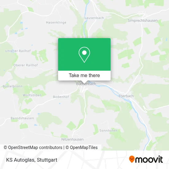 KS Autoglas map