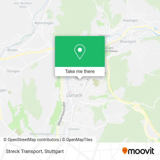 Streck Transport map