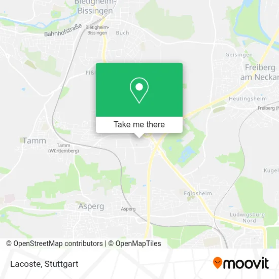 Lacoste map