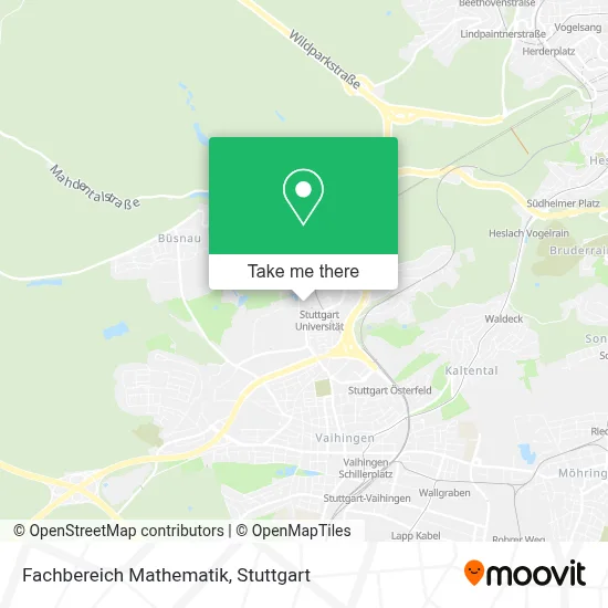 Fachbereich Mathematik map