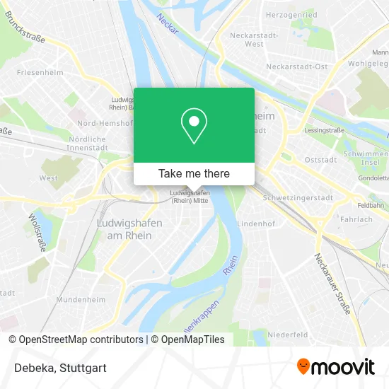 Debeka map