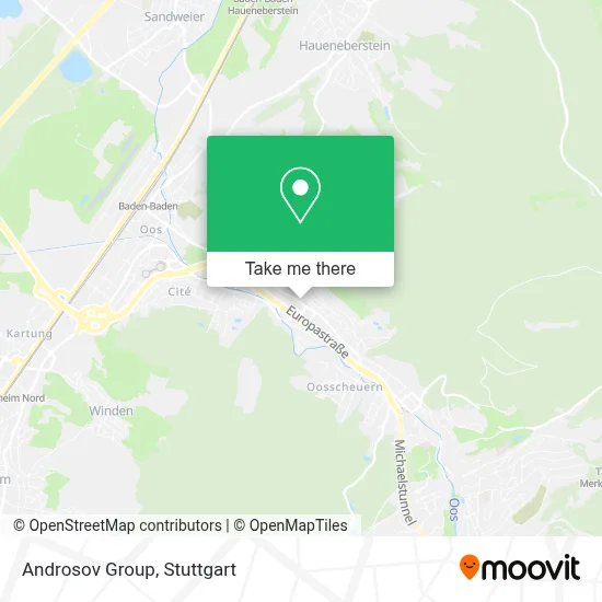 Androsov Group map