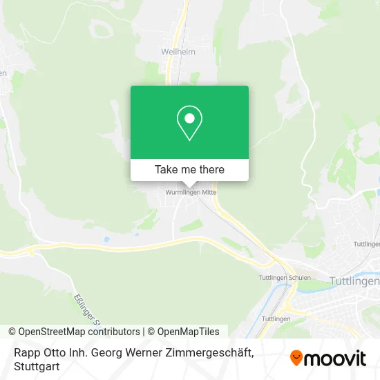 Rapp Otto Inh. Georg Werner Zimmergeschäft map