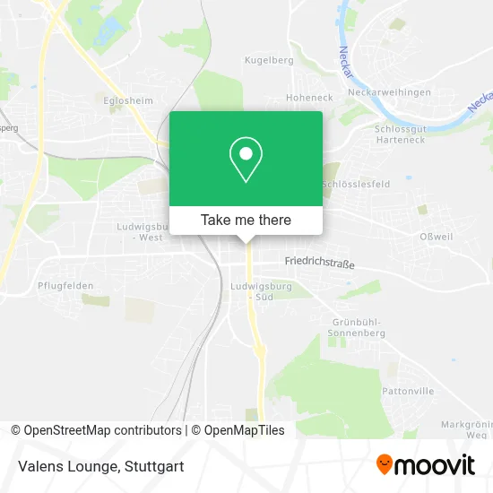 Valens Lounge map