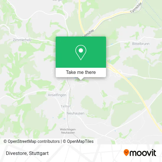 Divestore map