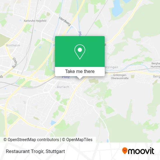 Restaurant Trogir map