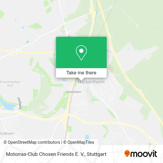 Motorras-Club Chosen Friends E. V. map