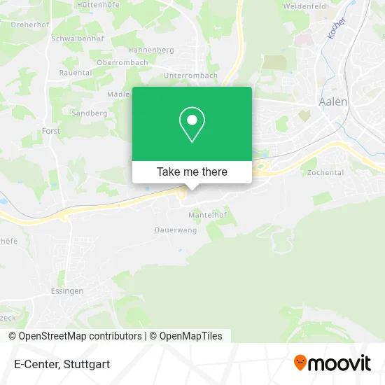 E-Center map