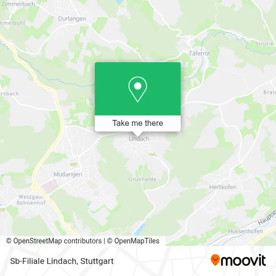 Sb-Filiale Lindach map