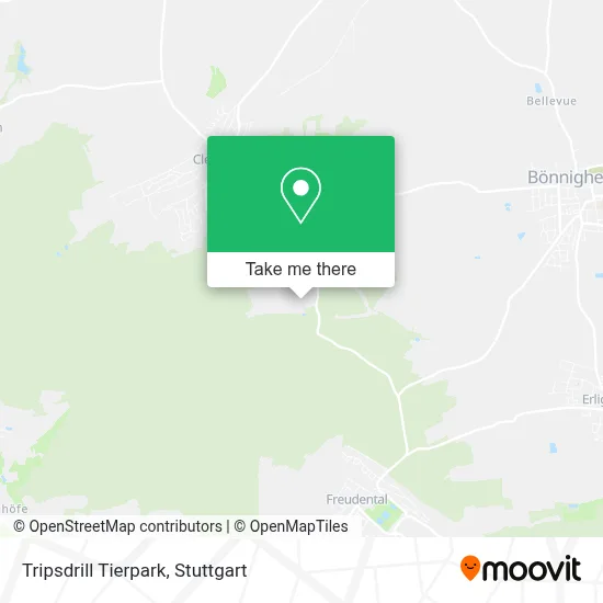 Tripsdrill Tierpark map