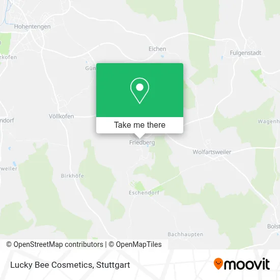 Lucky Bee Cosmetics map
