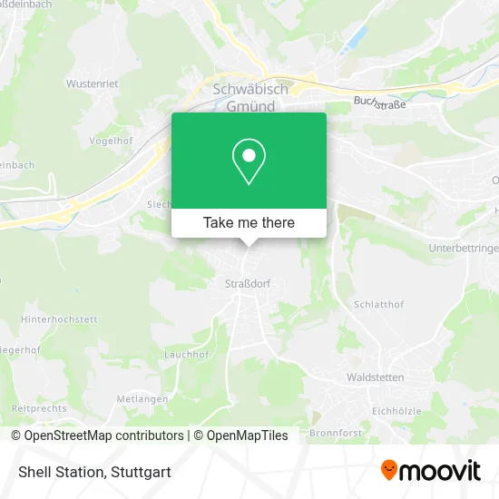 Shell Station map