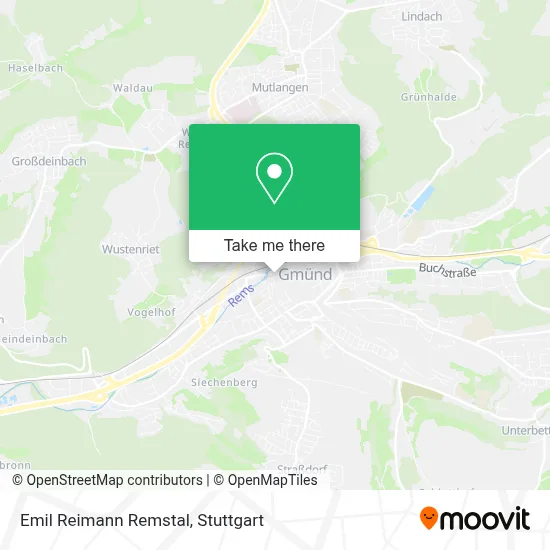 Emil Reimann Remstal map