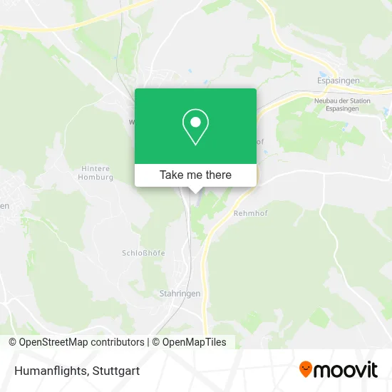 Humanflights map