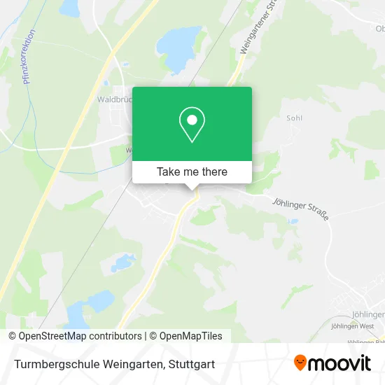 Turmbergschule Weingarten map