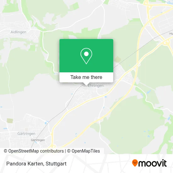 Pandora Karten map