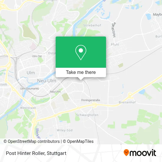 Post Hinter Roller map