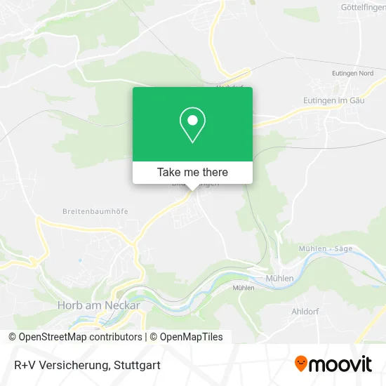 R+V Versicherung map