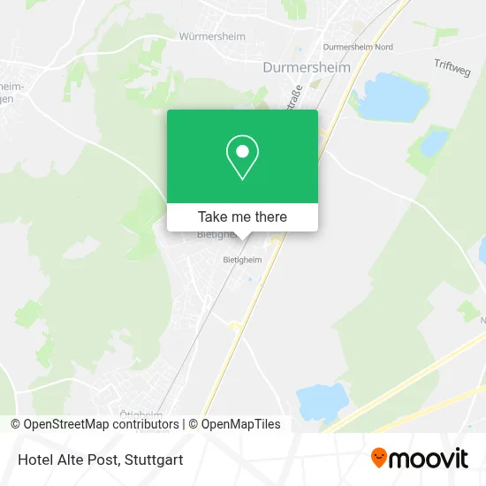 Hotel Alte Post map