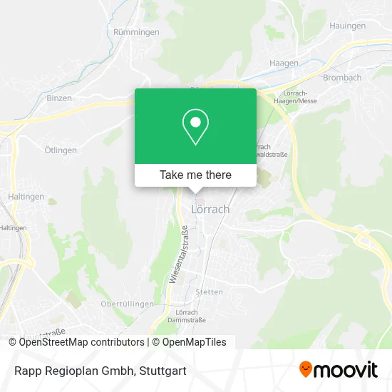 Rapp Regioplan Gmbh map
