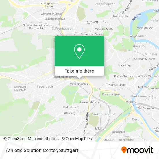 Athletic Solution Center map
