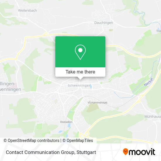 Contact Communication Group map