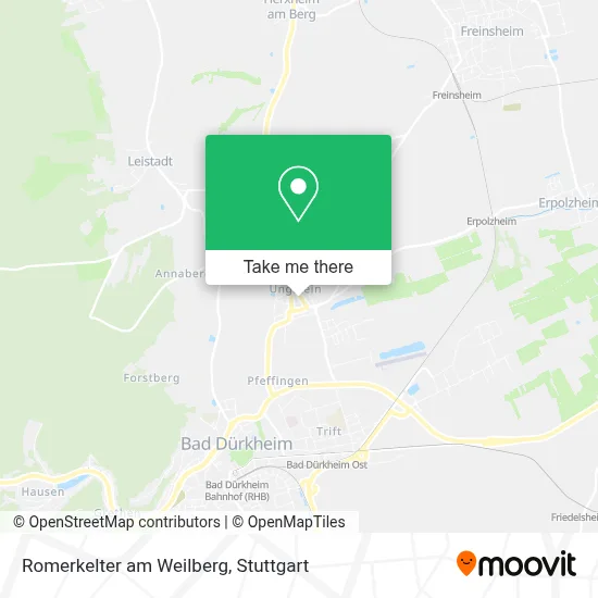 Romerkelter am Weilberg map