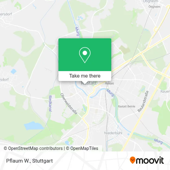 Pflaum W. map