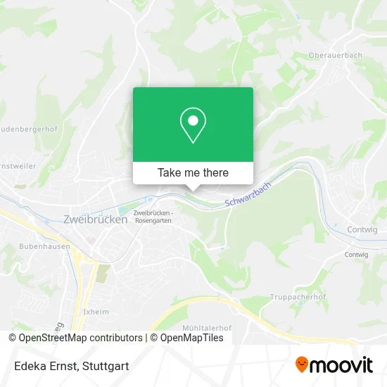Edeka Ernst map