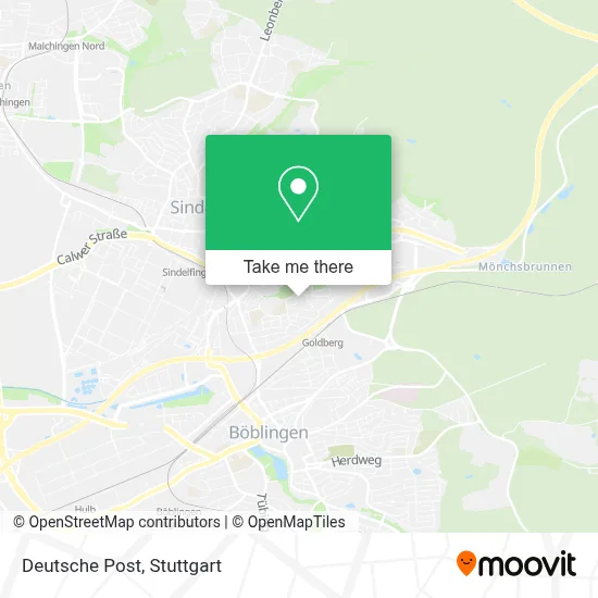 Deutsche Post map