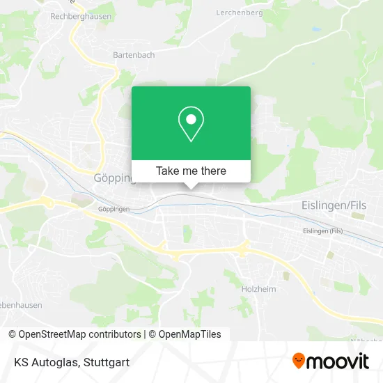 KS Autoglas map