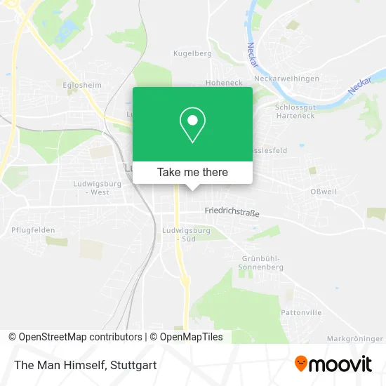 The Man Himself map