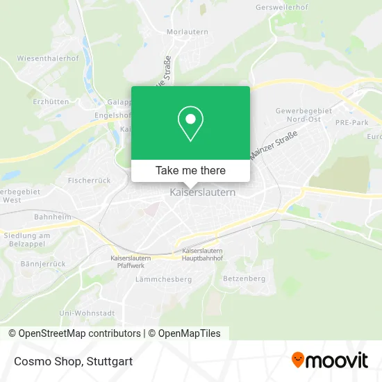 Cosmo Shop map