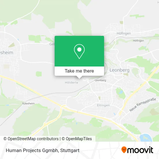 Human Projects Ggmbh map