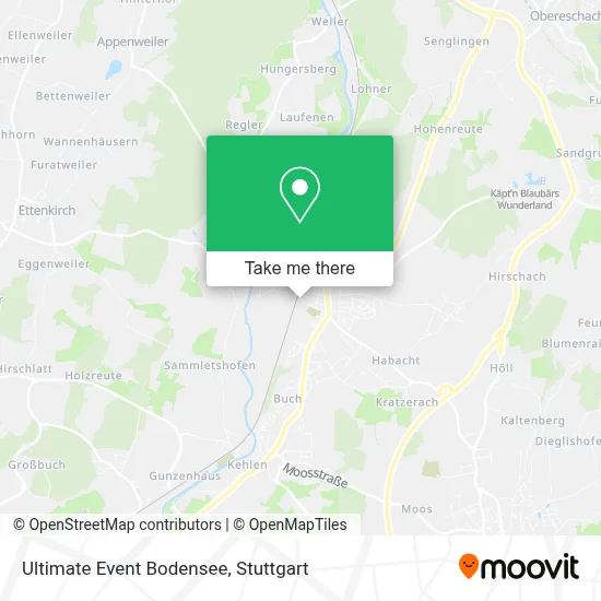 Ultimate Event Bodensee map