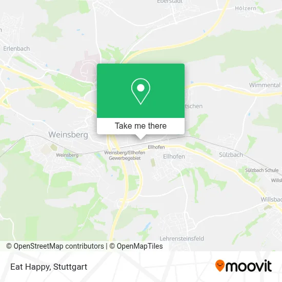 Eat Happy map