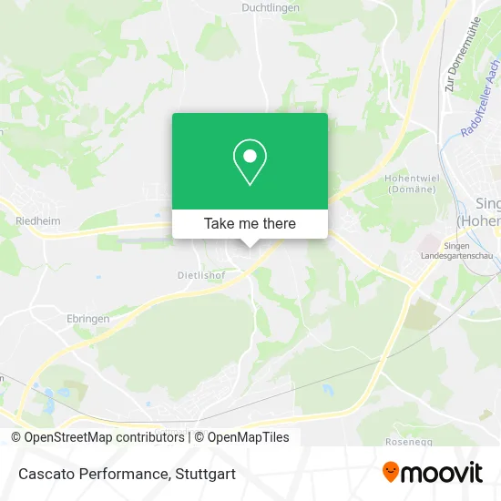 Cascato Performance map