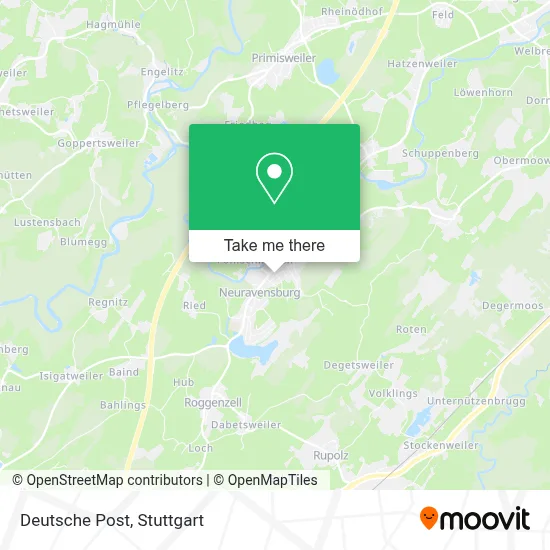 Deutsche Post map