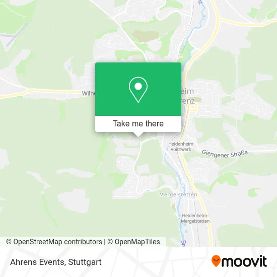 Ahrens Events map