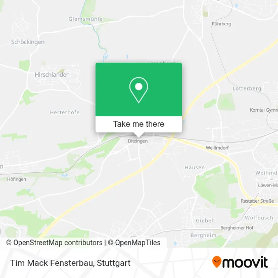 Tim Mack Fensterbau map