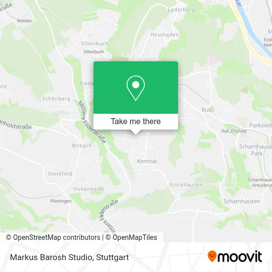 Markus Barosh Studio map